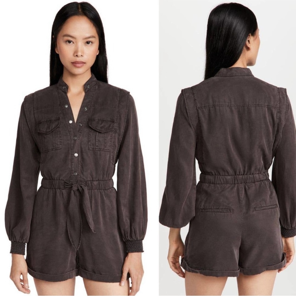 Alice + Olivia Kota Cargo-Pocket Romper